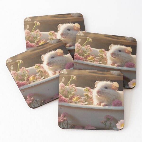 Item preview, Cute hamster having a bath designed and sold by cutepid.