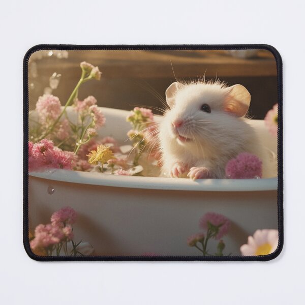 Item preview, Cute hamster having a bath designed and sold by cutepid.