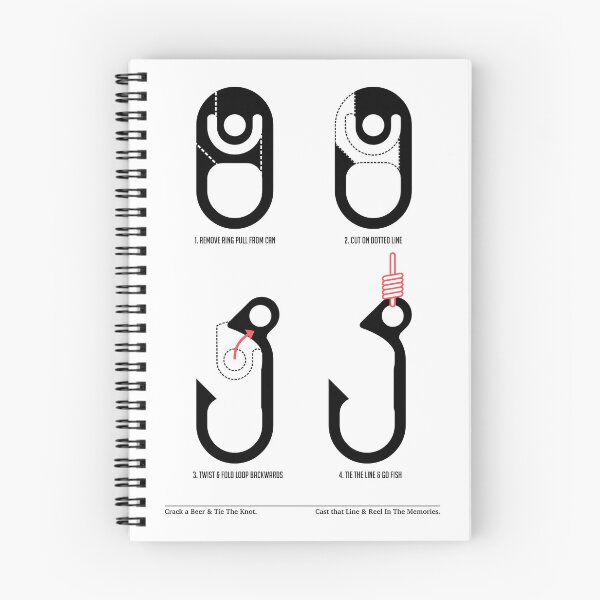 Item preview, Fishing Hook Poster Crack A Beer & Tie The Knot designed and sold by GoodnRich.