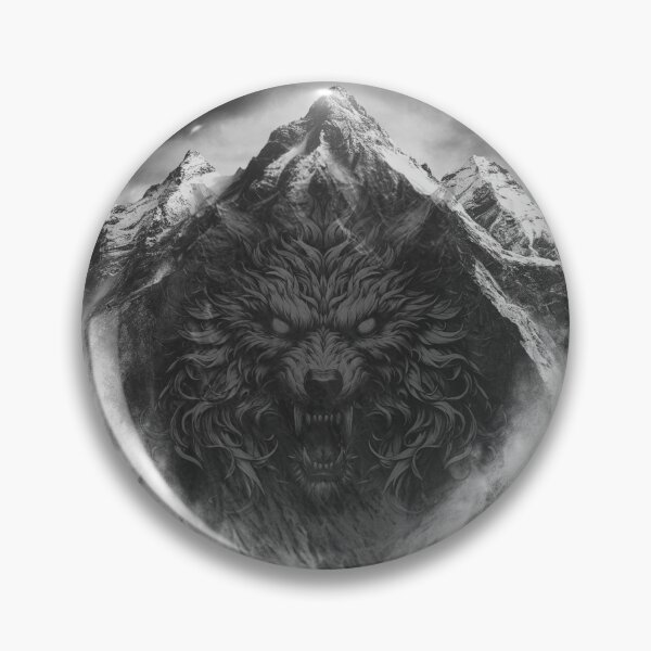 Item preview, Shadow of the Wolf on the mountains designed and sold by JAGA-ALIME.