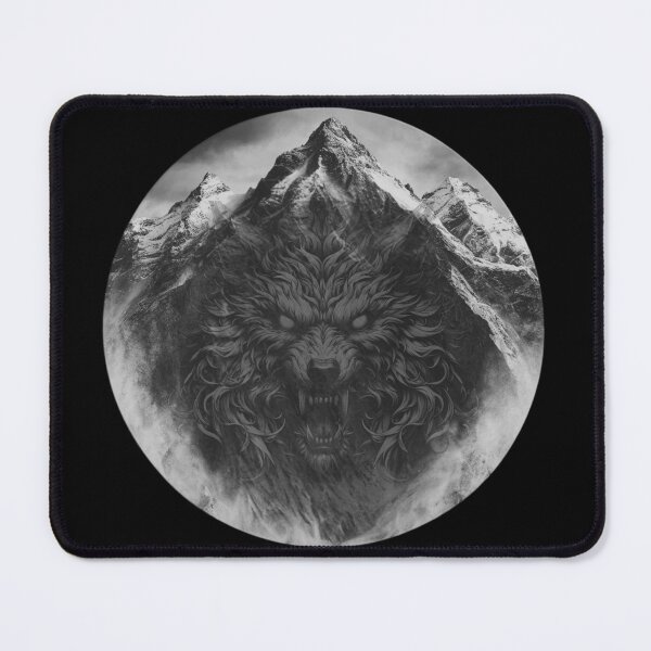 Item preview, Shadow of the Wolf on the mountains designed and sold by JAGA-ALIME.