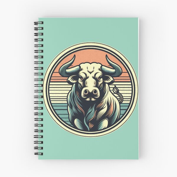 Item preview, Bull (Retro) designed and sold by Bubble-Boris.