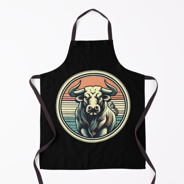 Item preview, Bull (Retro) designed and sold by Bubble-Boris.