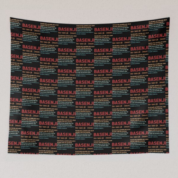 Item preview, Vintage Basenji Dog Definition, Basenji designed and sold by Artistoos.