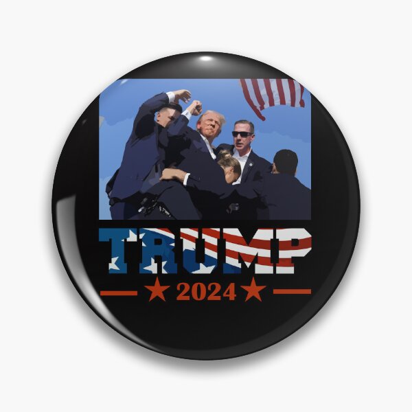 Artikelvorschau, Donald Trump 2024 überlebte Schüsse bei Wahlkundgebung entworfen und verkauft von AxelBrook.