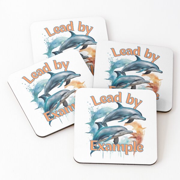 Item preview, Lead by Example Dolphins designed and sold by DecalDash.