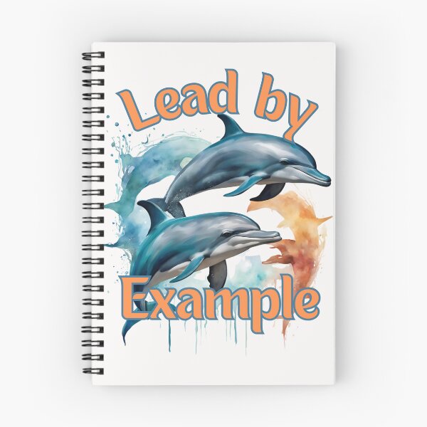 Item preview, Lead by Example Dolphins designed and sold by DecalDash.