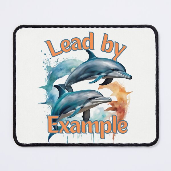 Item preview, Lead by Example Dolphins designed and sold by DecalDash.