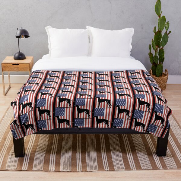 Item preview, Greyhound 4th of July Patriotic American USA Flag designed and sold by Artistoos.