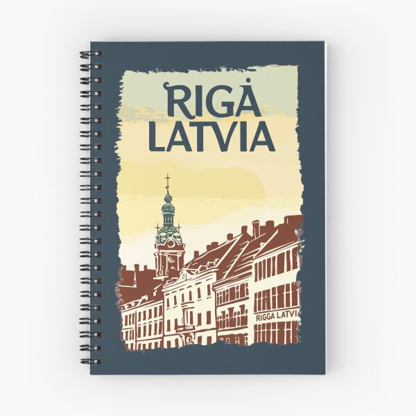 Item preview, A Vintage Travel Art of Riga - Latvia  designed and sold by GoodOldVintage.