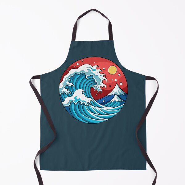 Item preview, blue wave crashing towards a mountain designed and sold by jkrphoto.