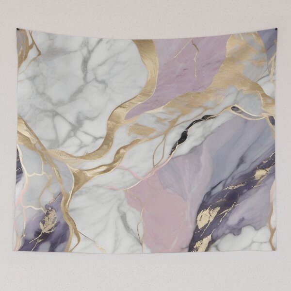 Item preview, Ethereal Elegance: Marble Dreams with Golden Accents designed and sold by FreedomToDesign.