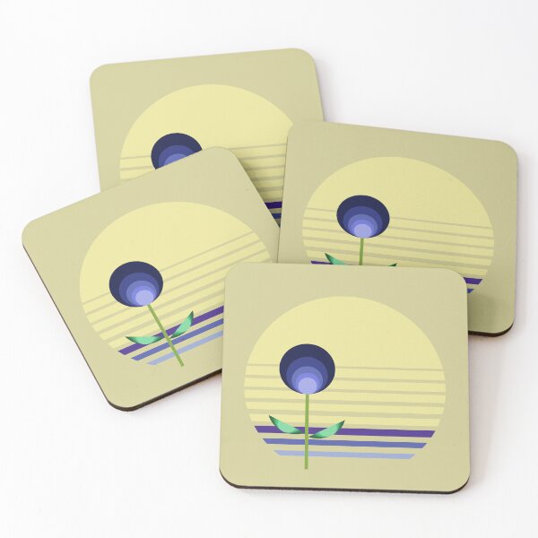 Item preview, Coastal Decor Inspired Retro Bauhaus Botanicals 2 of 4 designed and sold by Beachy.