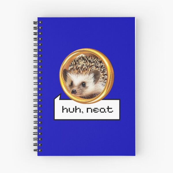 Item preview, Huh, neat | Hedgehog on a golden ring T-Shirt | Funny joke cute parody designed and sold by aisimard.