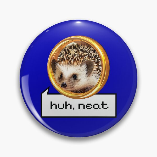 Item preview, Huh, neat | Hedgehog on a golden ring T-Shirt | Funny joke cute parody designed and sold by aisimard.