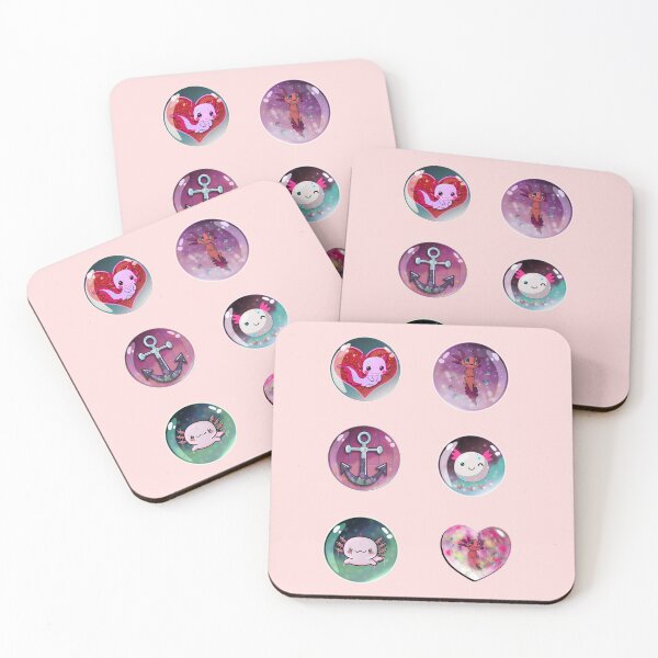 Item preview, Cute Axolotl Crystal pack designed and sold by lazarosdesign.