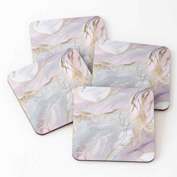 Item preview, Celestial Luxury: Pastel Marble with Gold Veins designed and sold by FreedomToDesign.