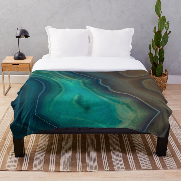 Item preview, Lake Like Teal & Brown Agate designed and sold by TheQuarry.