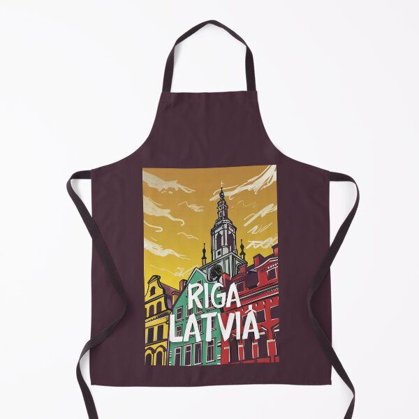 Item preview, A Vintage Travel Art of Riga - Latvia designed and sold by GoodOldVintage.