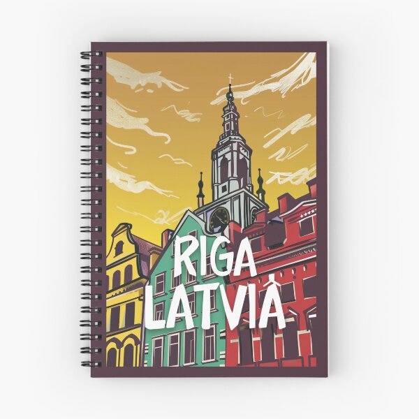 Item preview, A Vintage Travel Art of Riga - Latvia  designed and sold by GoodOldVintage.