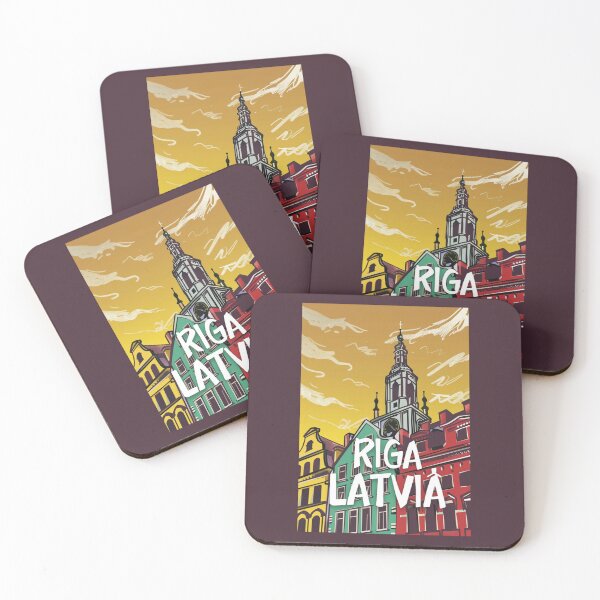 Item preview, A Vintage Travel Art of Riga - Latvia  designed and sold by GoodOldVintage.