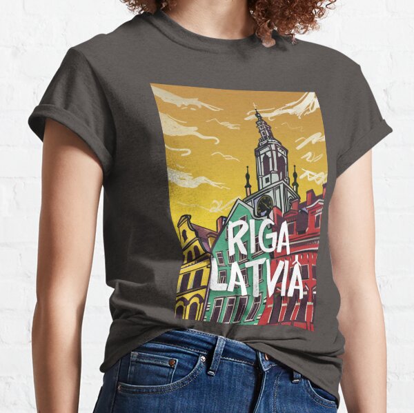 Item preview, A Vintage Travel Art of Riga - Latvia  designed and sold by GoodOldVintage.