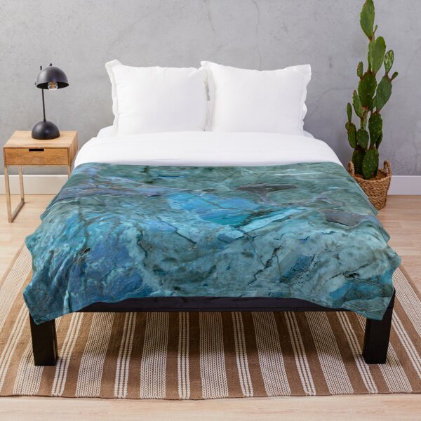 Artikelvorschau, Ozeanien Teal & Blue Marmor entworfen und verkauft von TheQuarry.