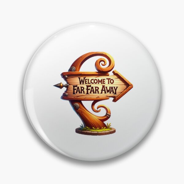 Item preview, Welcome To Far Far Away Wooden Sign I Shrek designed and sold by PedroStyle.