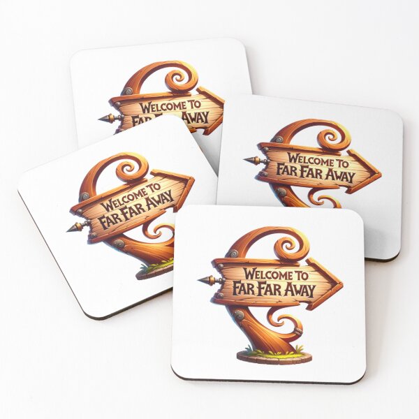 Item preview, Welcome To Far Far Away Wooden Sign I Shrek designed and sold by PedroStyle.
