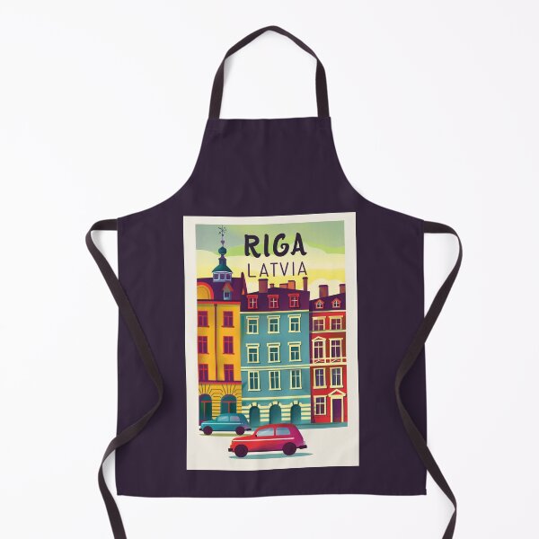 Item preview, A Vintage Travel Art of Riga - Latvia designed and sold by GoodOldVintage.