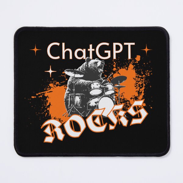 Item preview, Chat GPT Rocks! designed and sold by A.I. Took My Job!.