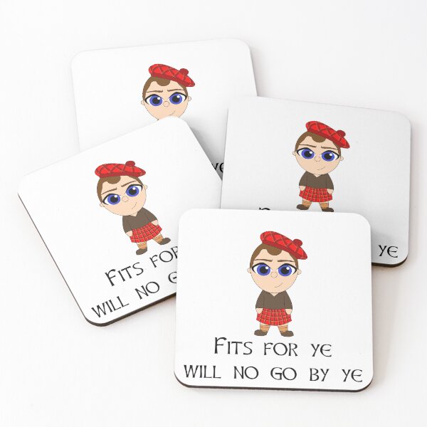 Item preview, Scottish saying with kilted character designed and sold by KyttsyKrafts.