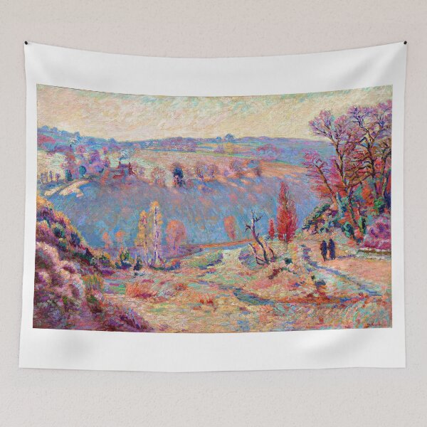 Item preview, Sédelle River Valley Landscape Pontcharraud France designed and sold by RocketshipRetro.