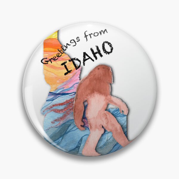 Item preview, Greetings from Idaho Bigfoot designed and sold by intenebrislux.