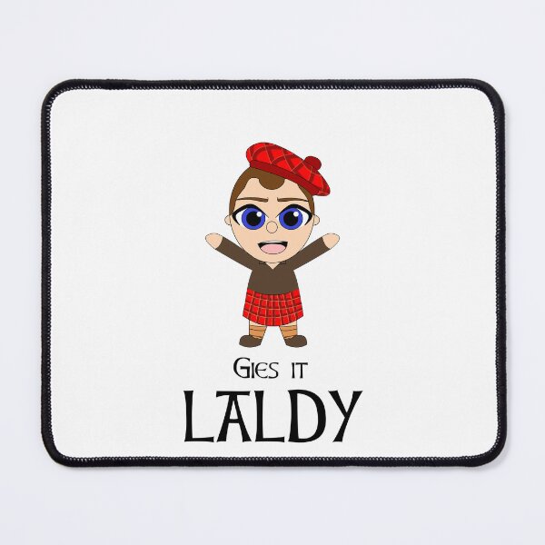 Item preview, Scottish saying with kilted character designed and sold by KyttsyKrafts.