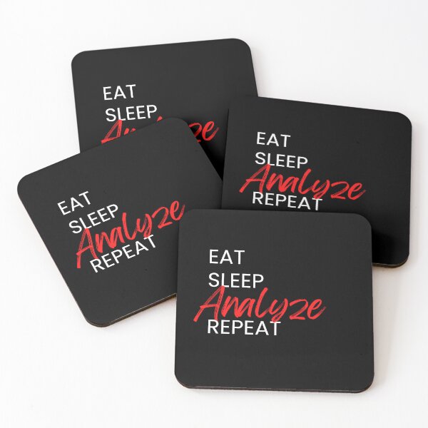 Item preview, Eat Sleep Analyze Repeat Data Analyst designed and sold by GirlStylesLife.