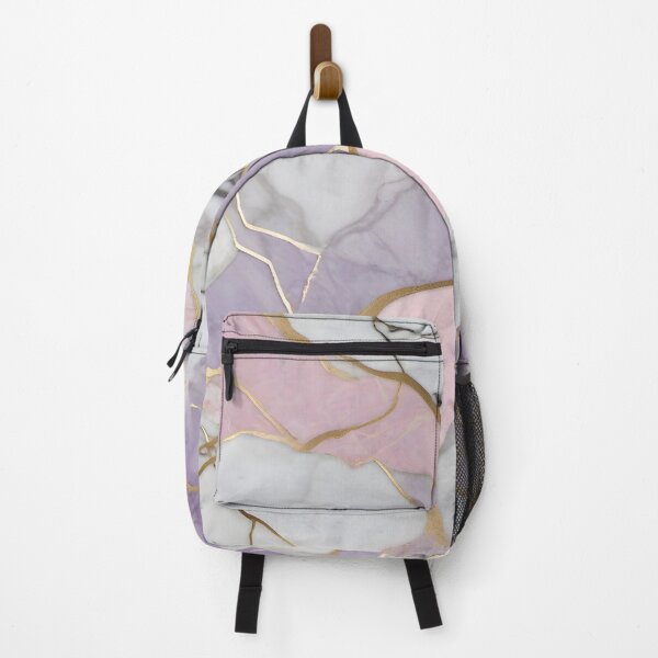 Item preview, Ethereal Elegance: Pink and Purple Marble with Gold Veins designed and sold by FreedomToDesign.