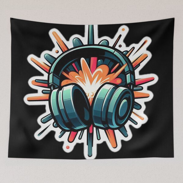 Item preview, Headphones Explosive Beats designed and sold by Gnfree.