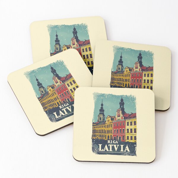 Item preview, A Vintage Travel Art of Riga - Latvia  designed and sold by GoodOldVintage.