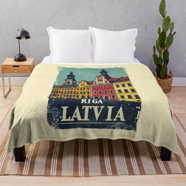 Item preview, A Vintage Travel Art of Riga - Latvia  designed and sold by GoodOldVintage.