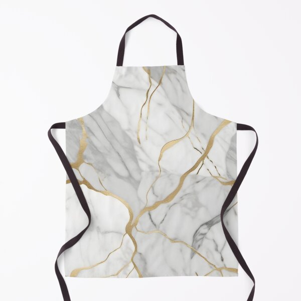 Item preview, Golden Grace: White Marble with Luxurious Gold Veins designed and sold by FreedomToDesign.