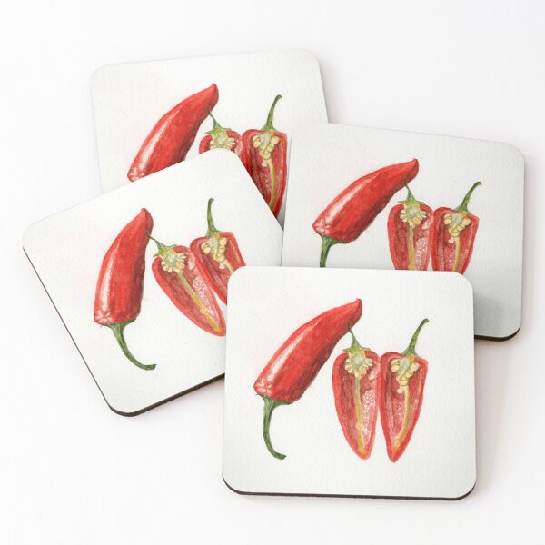 Item preview, Red Chilli Peppers designed and sold by Alison Crowe.
