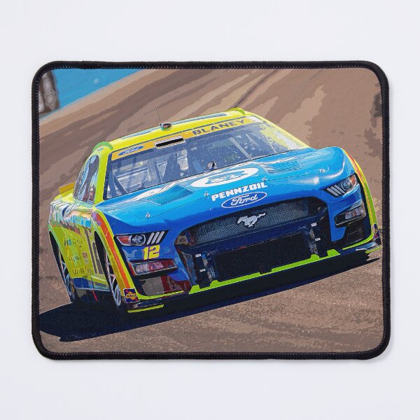 Item preview, Ryan Blaney racing his Nascar Cup Car at the Phoenix speedway watercolor designed and sold by Rodissimus1984.