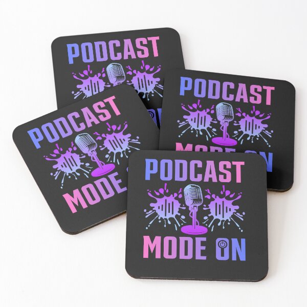 Item preview, Colorful Podcast Mode On designed and sold by AlienOccupation.