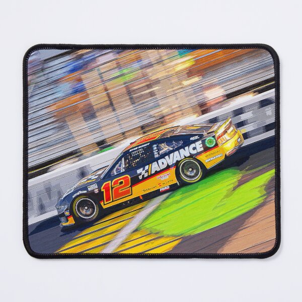 Item preview, Ryan Blaney racing his 2024 Nascar Cup racecar watercolor designed and sold by Rodissimus1984.