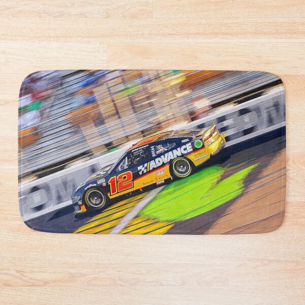 Item preview, Ryan Blaney racing his 2024 Nascar Cup racecar watercolor designed and sold by Rodissimus1984.