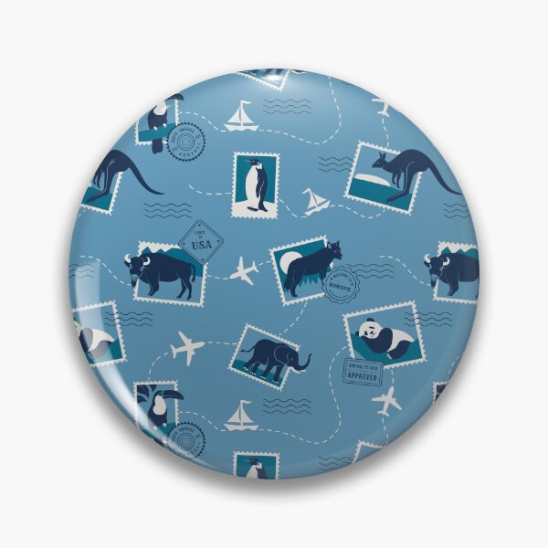 Item preview, Itinerary with animals in stamps designed and sold by InkofNocturna.