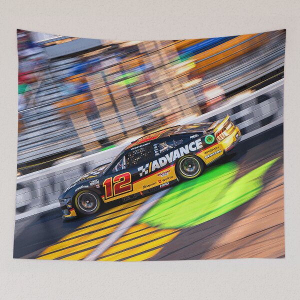 Item preview, Ryan Blaney racing his 2024 Nascar Cup racecar abstract designed and sold by Rodissimus1984.