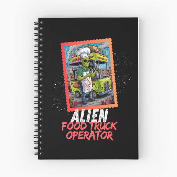 Item preview, Alien Food Truck Operator Zombie Apocalypse Chef designed and sold by Hananiah Merch.