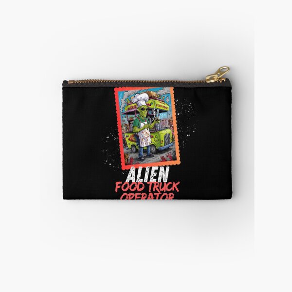 Item preview, Alien Food Truck Operator Zombie Apocalypse Chef designed and sold by Hananiah Merch.